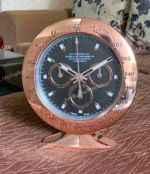 Knock off Rolex Daytona Rose Gold Table Clock Black Fcae 245mm